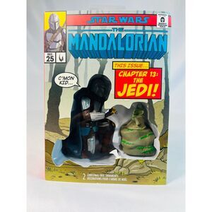 Brand New Hallmark Star Wars The Mandalorian Grogu Walmart Jedi Ornament Comic